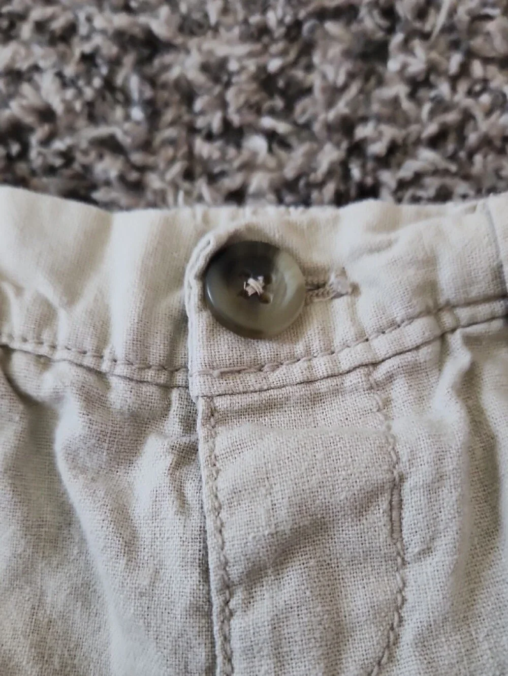 Old Navy Cream/Tan Kids Cotton Twill Pants